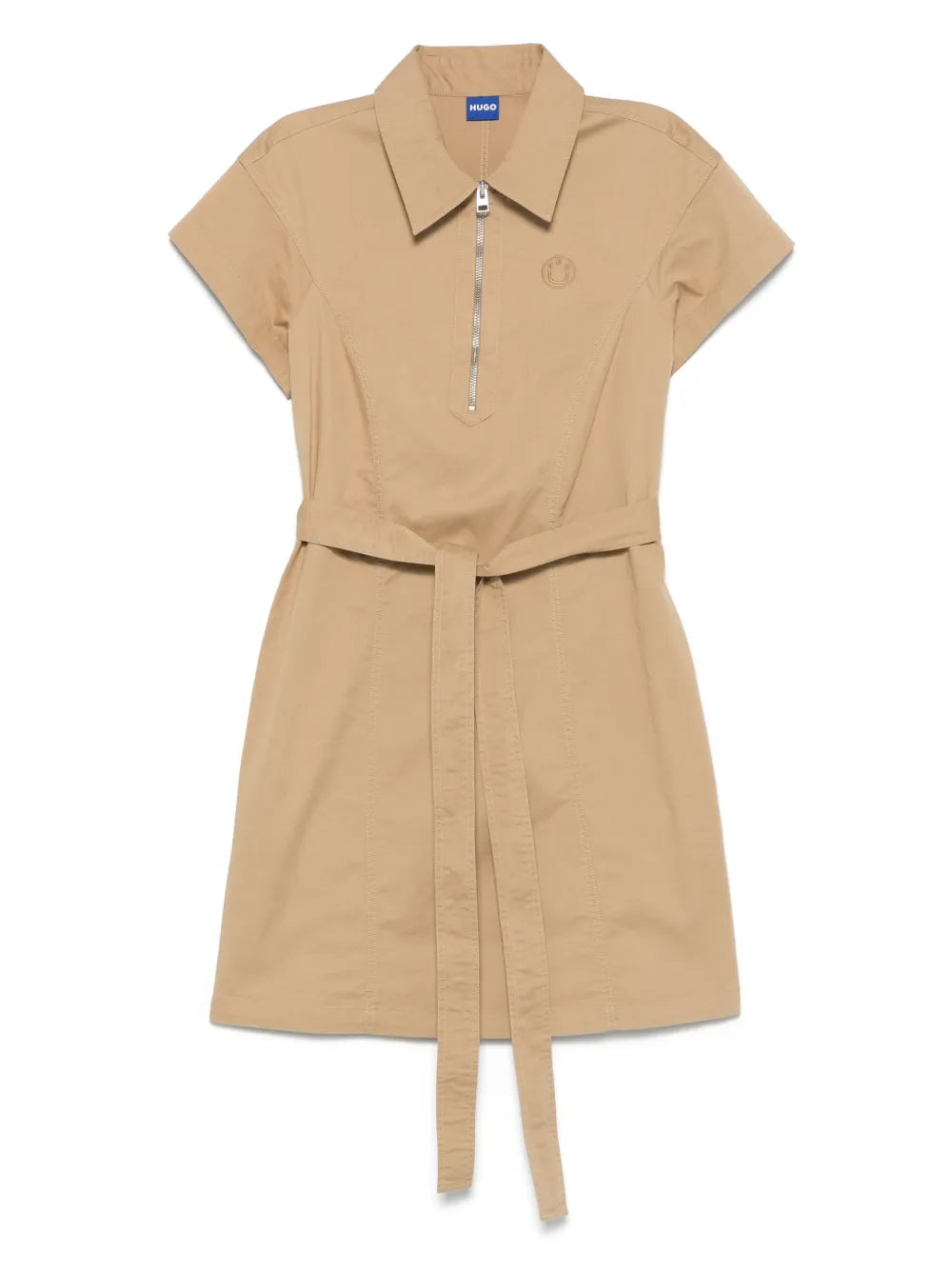 Logo-Embroidered Mini Dress