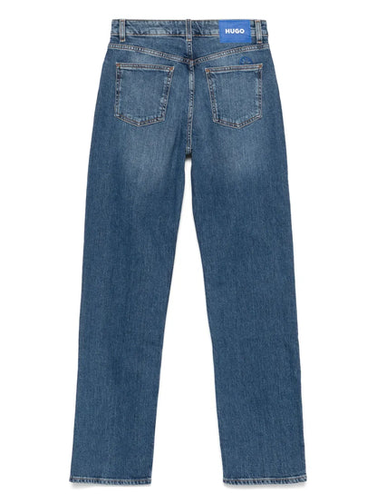 Logo-Patch Jeans