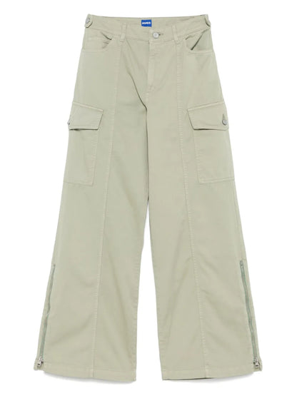 Wide-Leg Cargo Pants