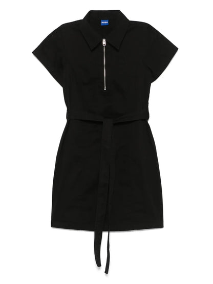 Logo-Embroidered Mini Dress