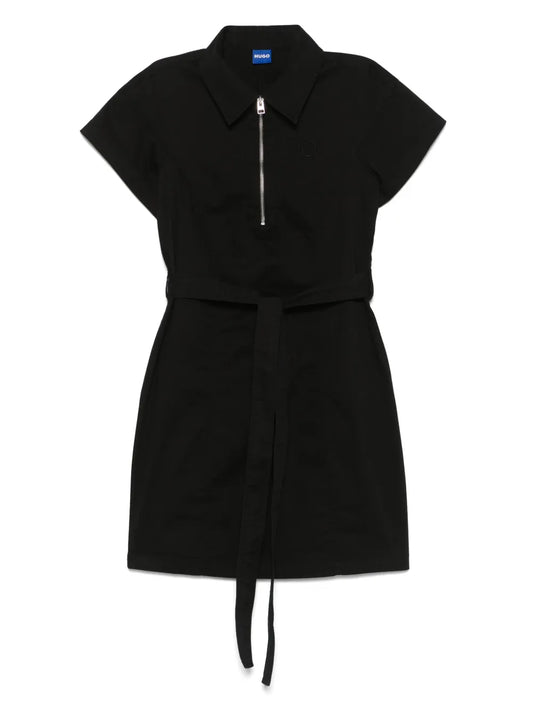 Logo-Embroidered Mini Dress