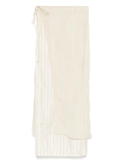 Layered-Design Midi Skirt