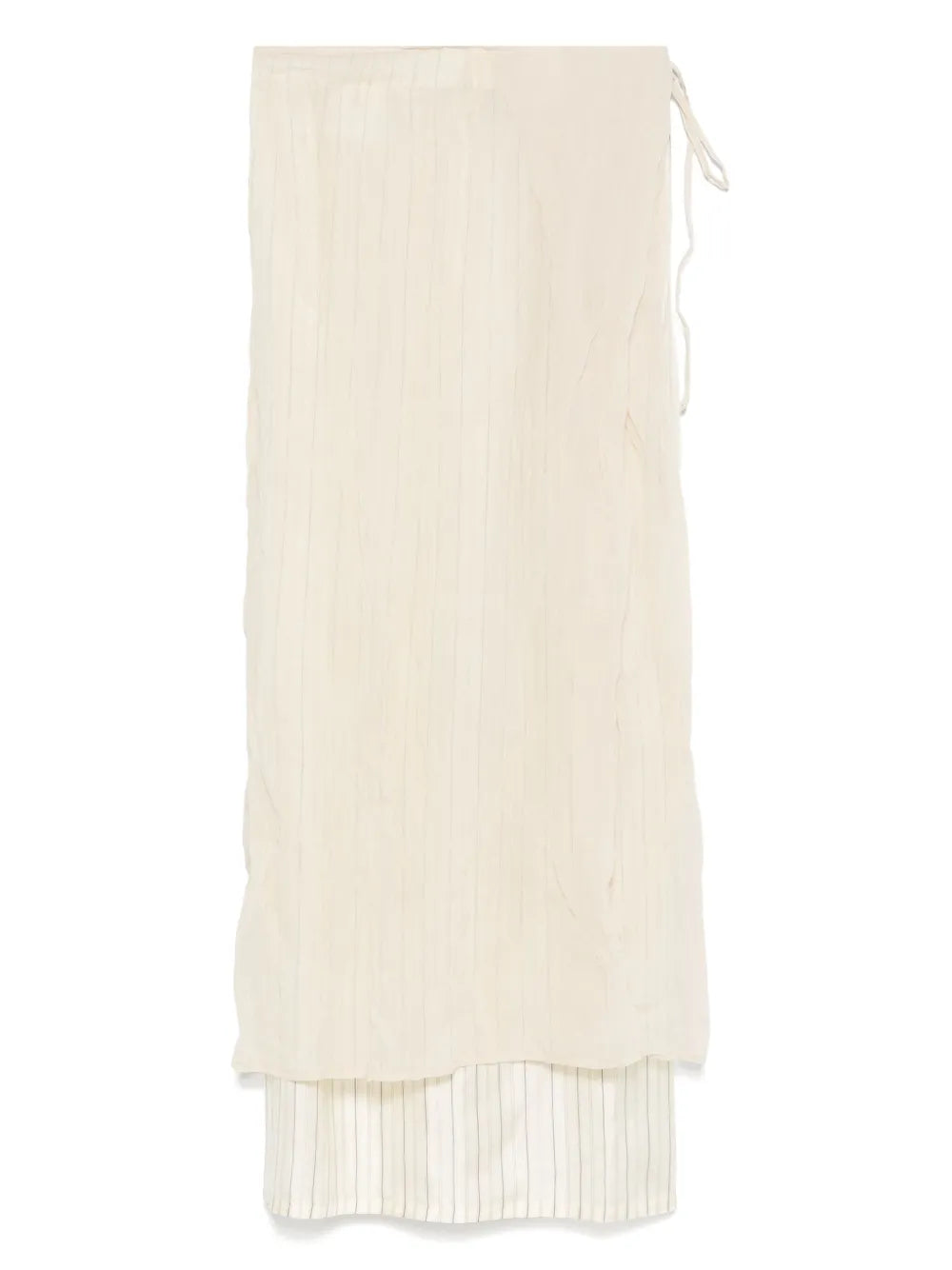 Layered-Design Midi Skirt