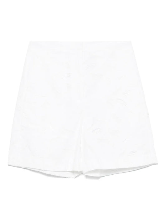 Floral-Lace Shorts