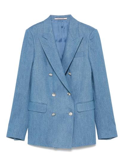 Glitter-Detail Blazer