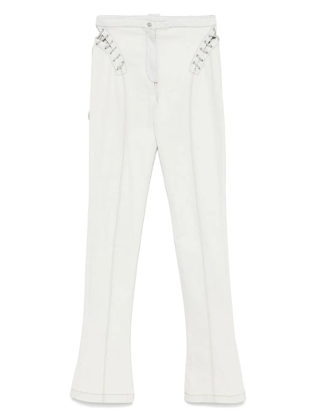 Lace-Up Jeans