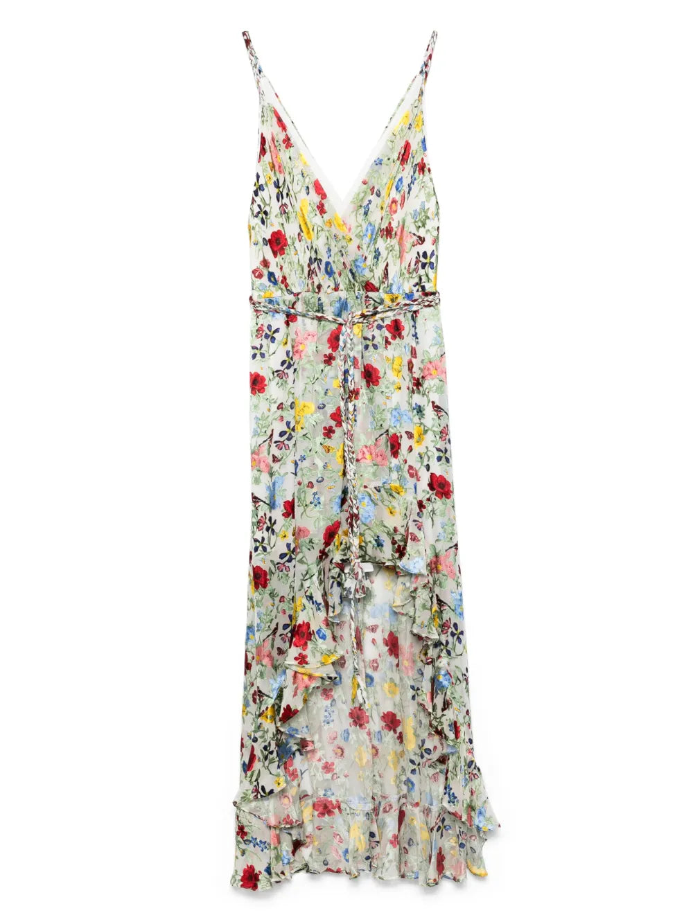 Floral-Print Midi Dress