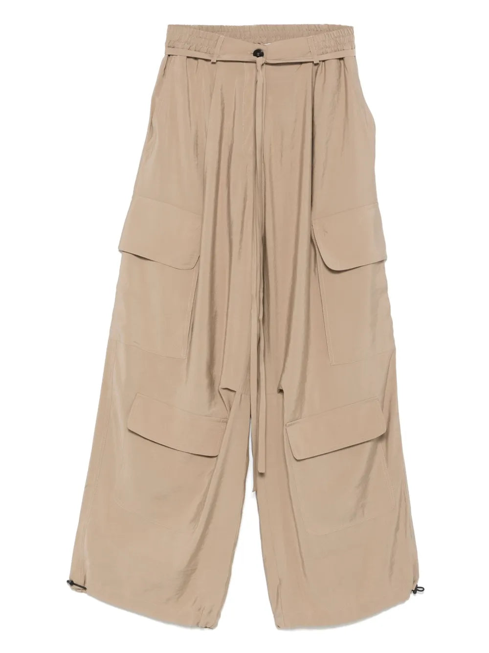 Wide-Leg Cargo Pants
