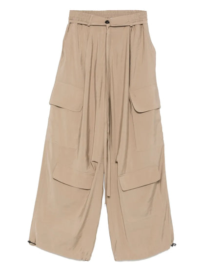 Wide-Leg Cargo Pants