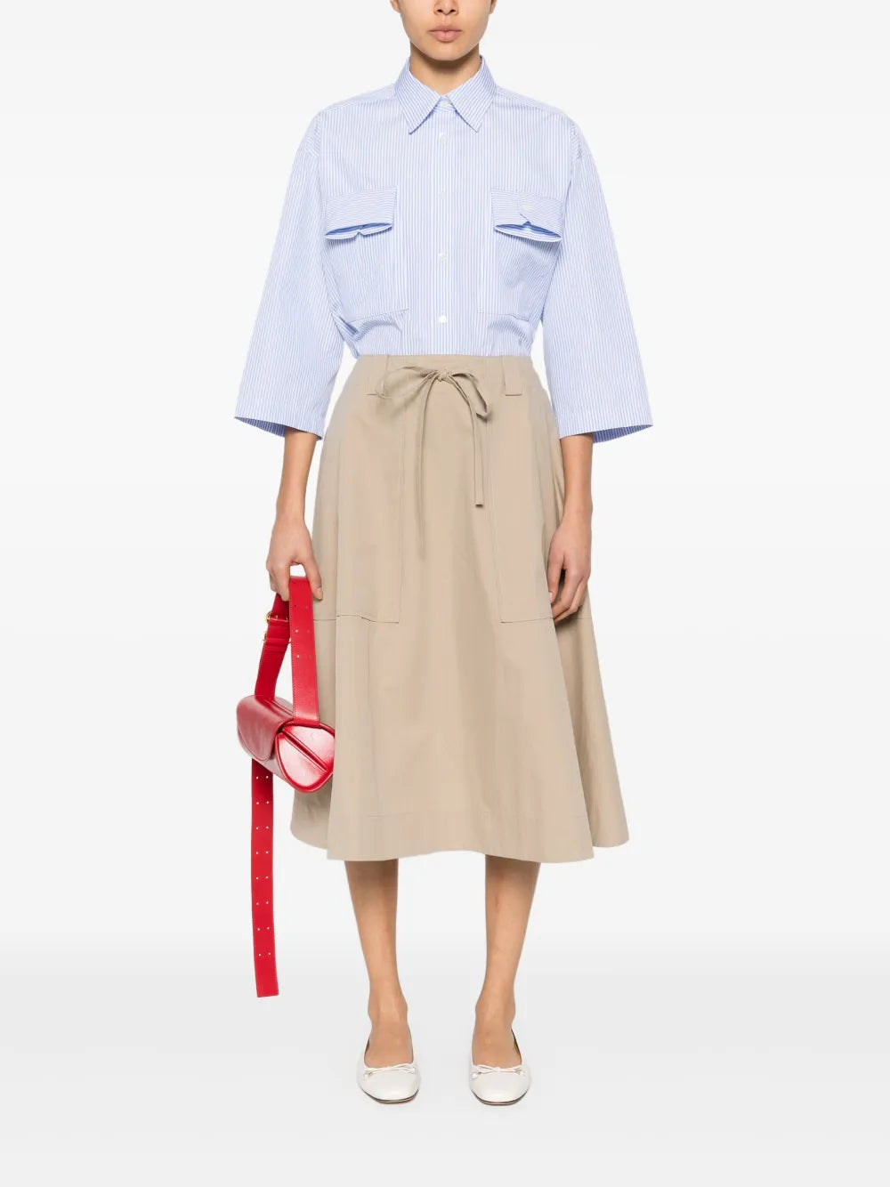 A-Line Midi Skirt