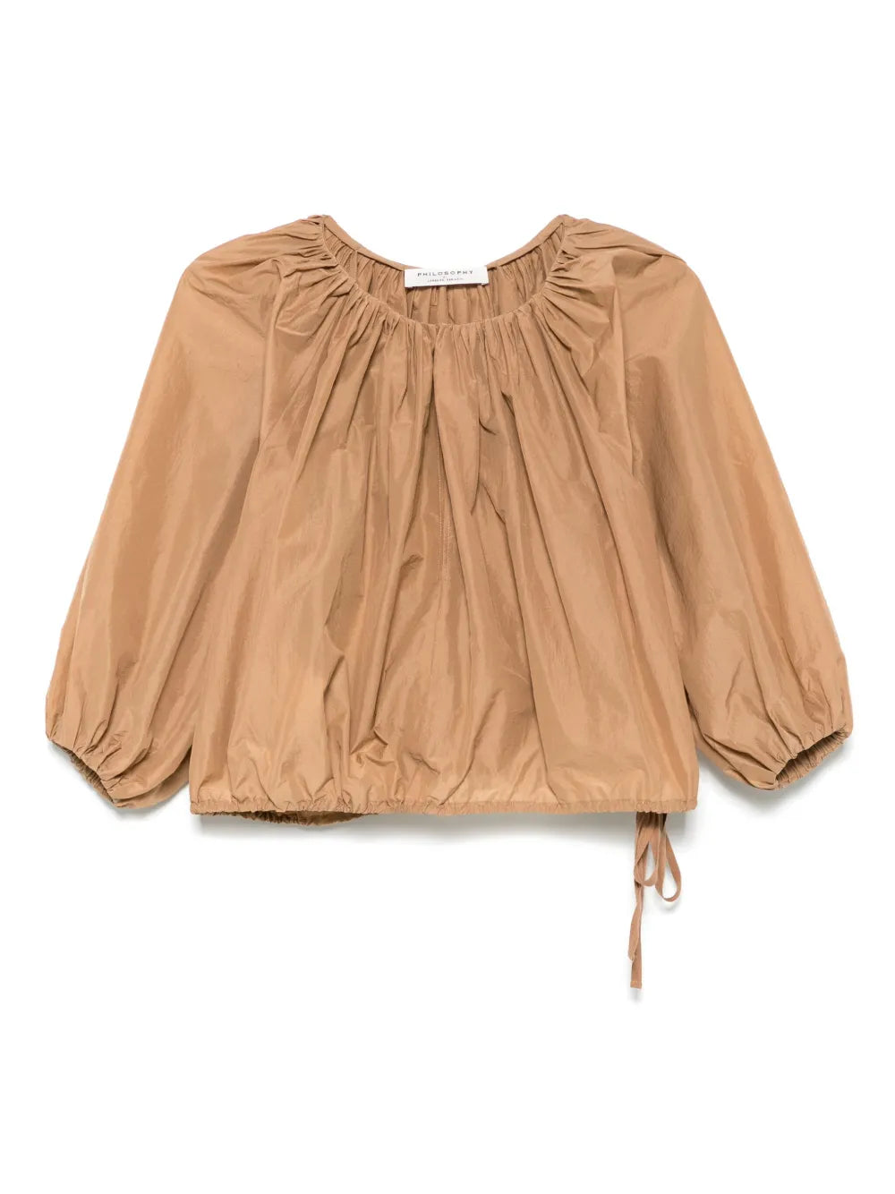 Gathered-Detail Blouse