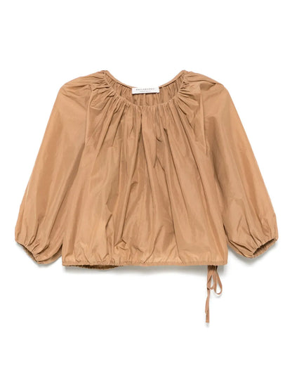 Gathered-Detail Blouse