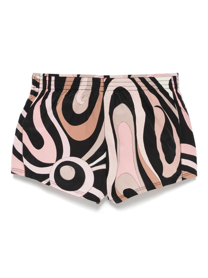Orchidee-Print Shorts
