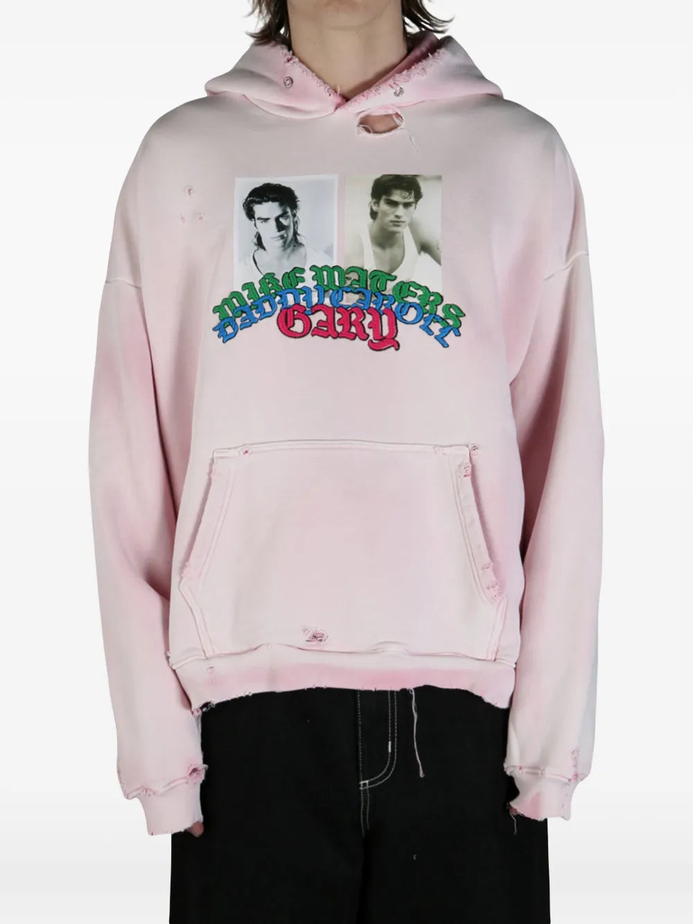 Graphic-Print Hoodie