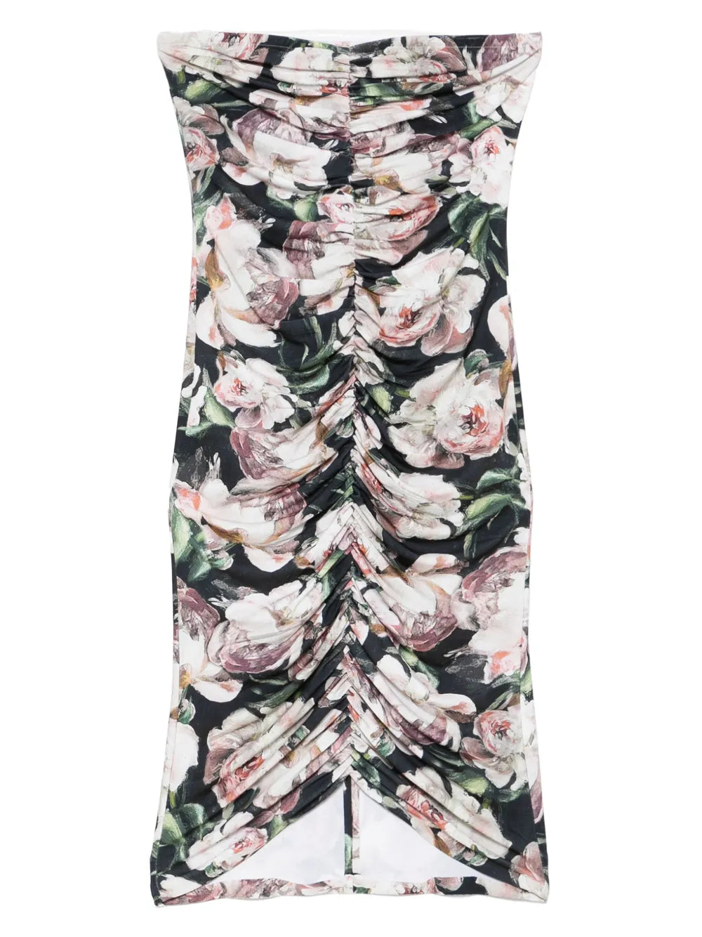Shirred Mini Dress