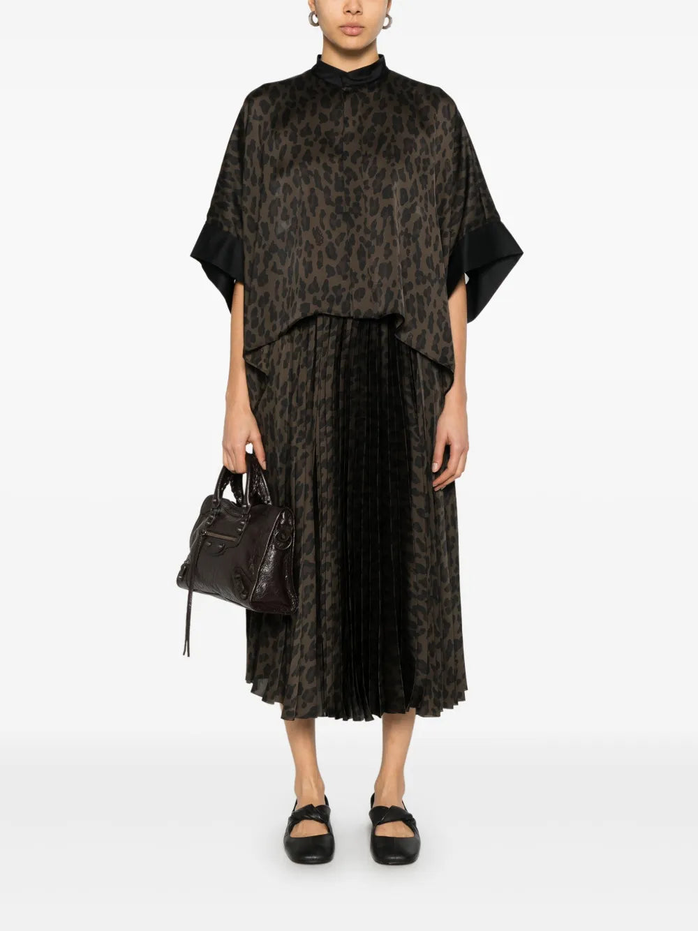 Leopard-Print Blouse