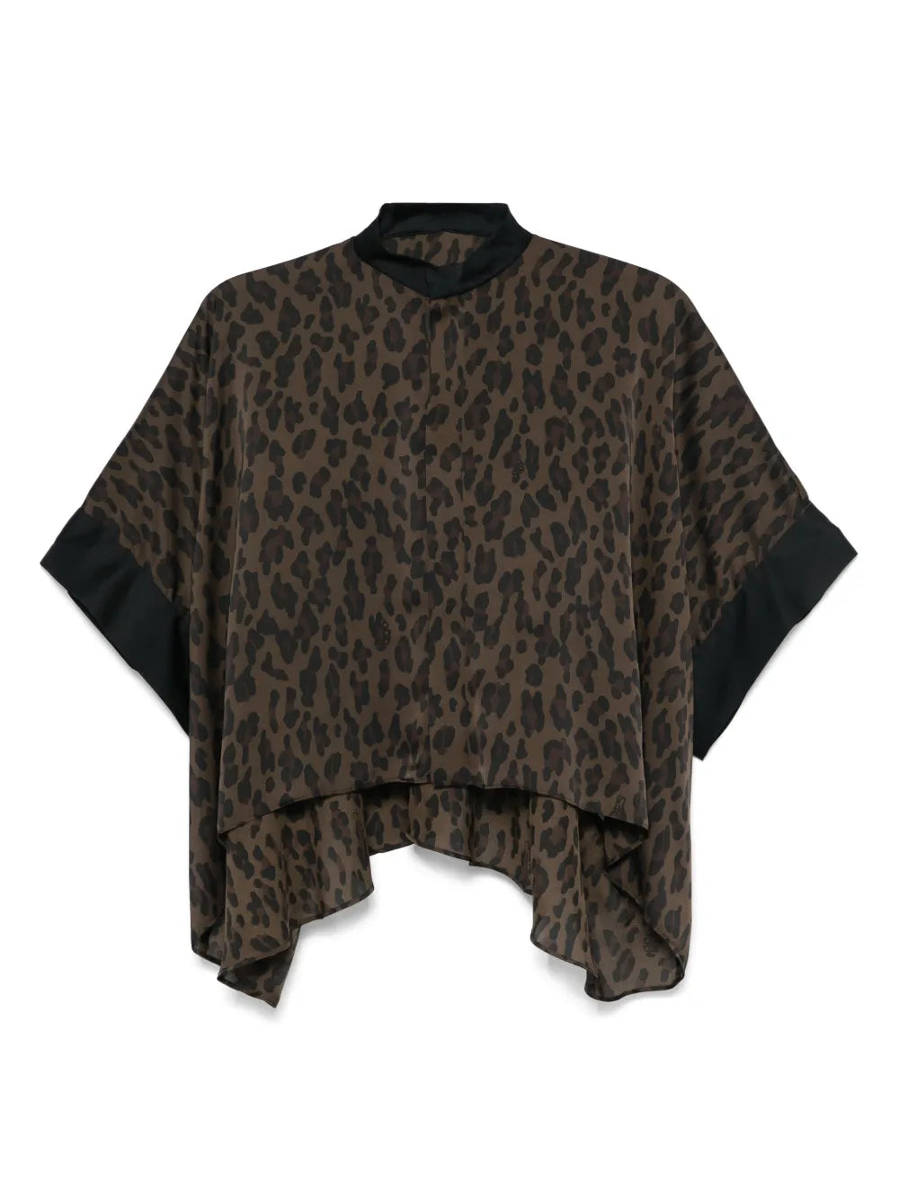 Leopard-Print Blouse