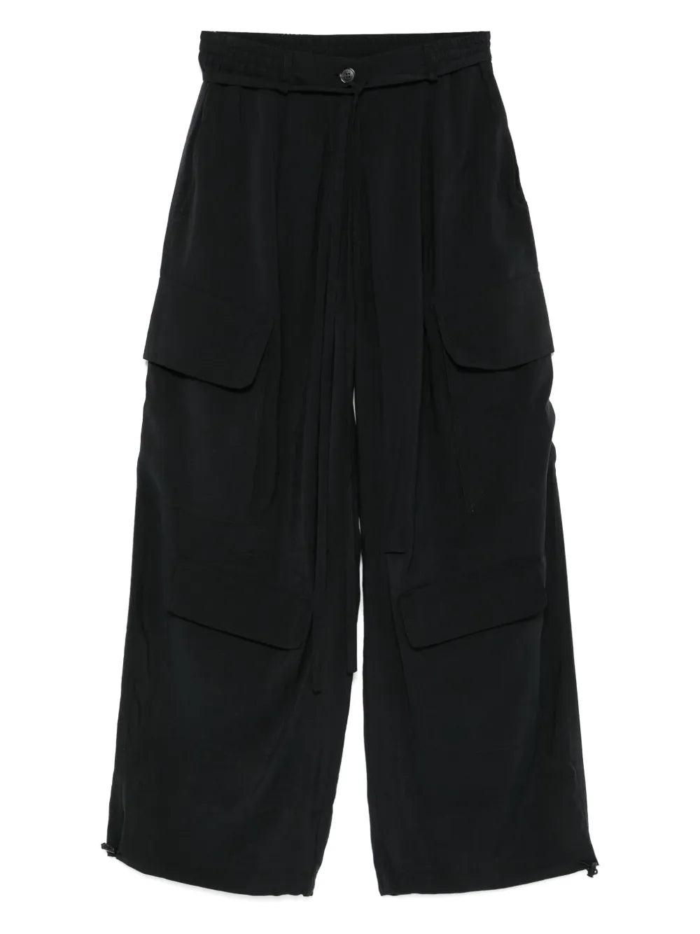 Wide-Leg Cargo Pants