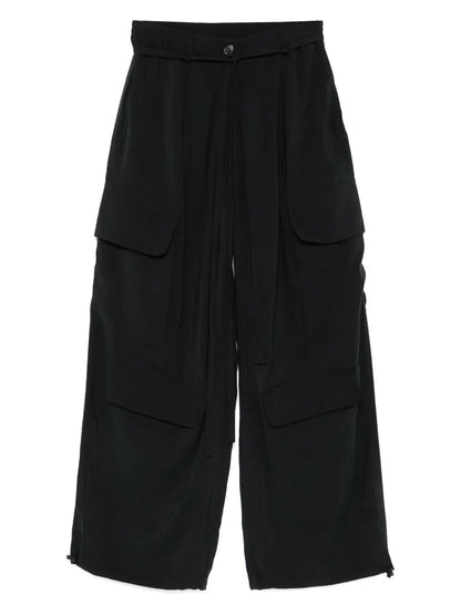 Wide-Leg Cargo Pants