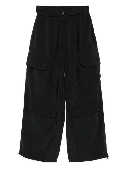 Wide-Leg Cargo Pants