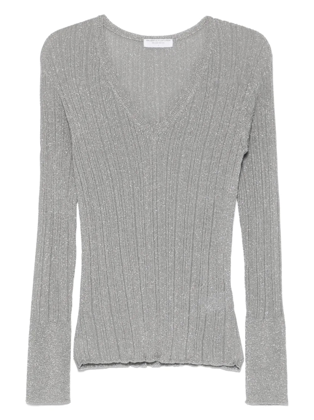 Lurex-Detail T-Shirt