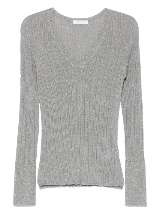 Lurex-Detail T-Shirt