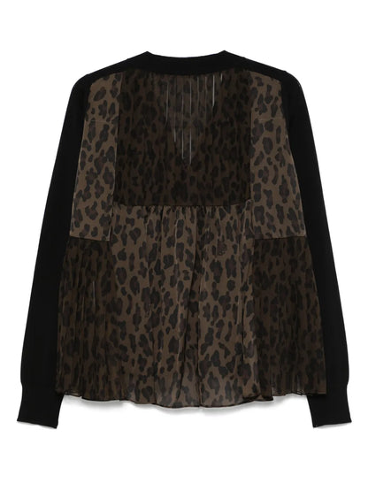 Panelled Cardigan