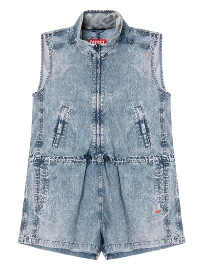 J-Annet Denim Sleeveless Jumpsuit