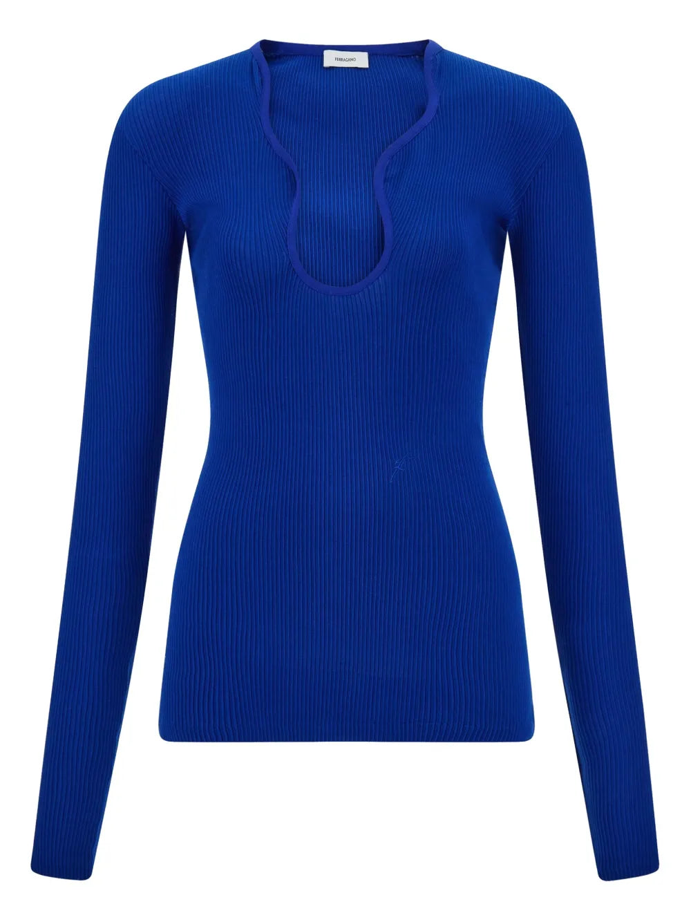 Ribbed-Knit Top