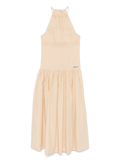 Logo-Patch Maxi Dress
