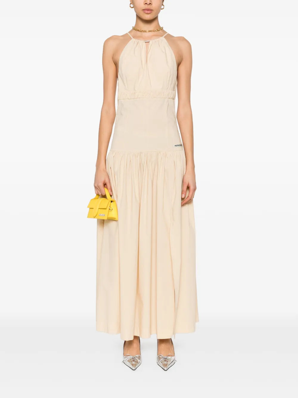 Logo-Patch Maxi Dress