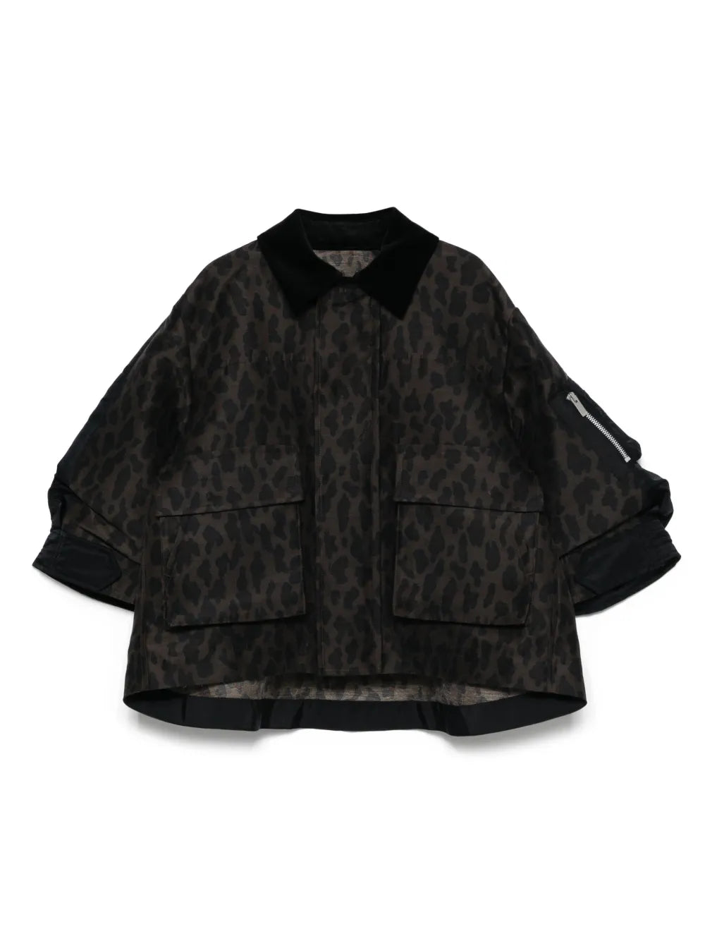 Leopard-Print Jacket