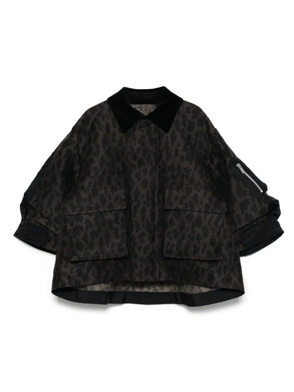Leopard-Print Jacket