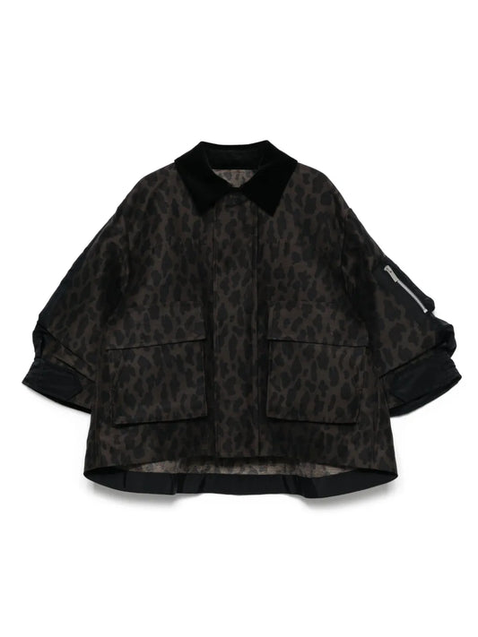 Leopard-Print Jacket