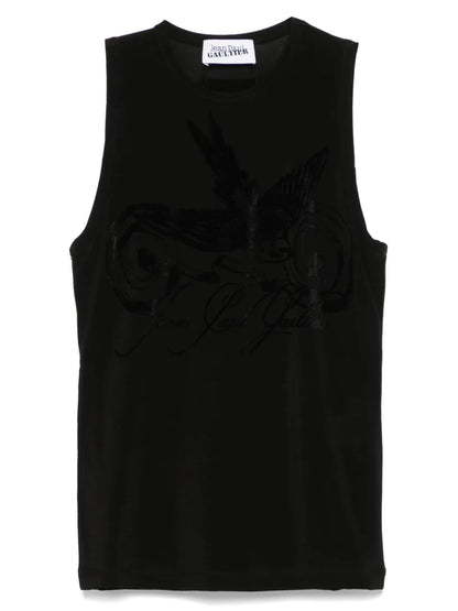 Flocked-Logo Top