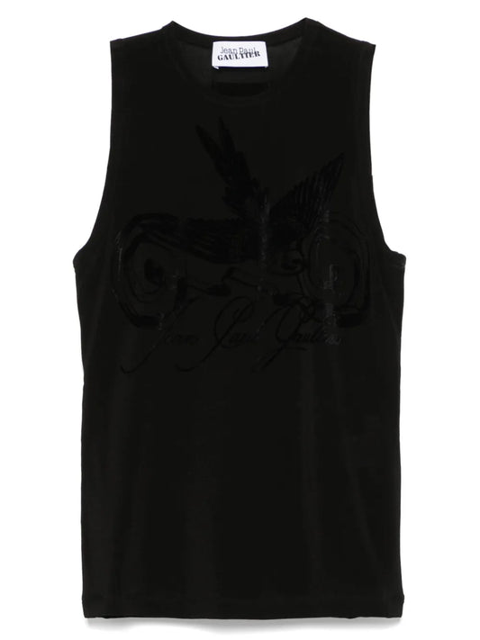 Flocked-Logo Top