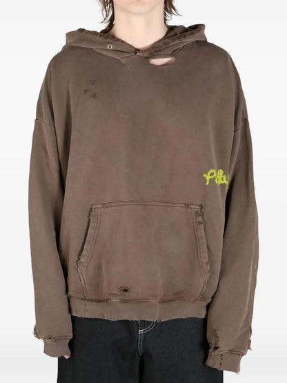 Logo-Embroidered Hoodie