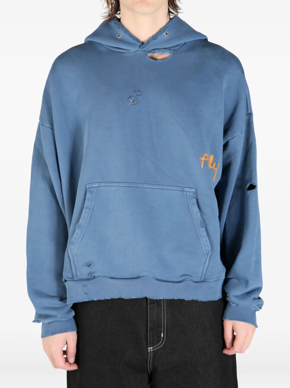 Logo-Embroidered Hoodie