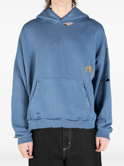 Logo-Embroidered Hoodie