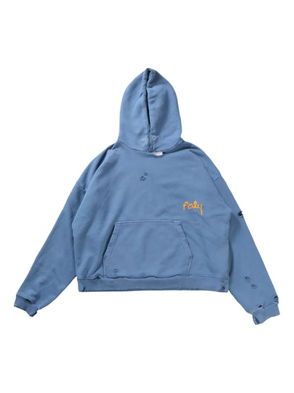 Logo-Embroidered Hoodie
