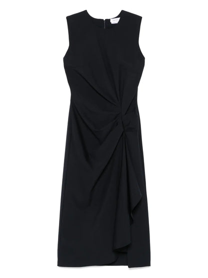 Draped Midi Dress