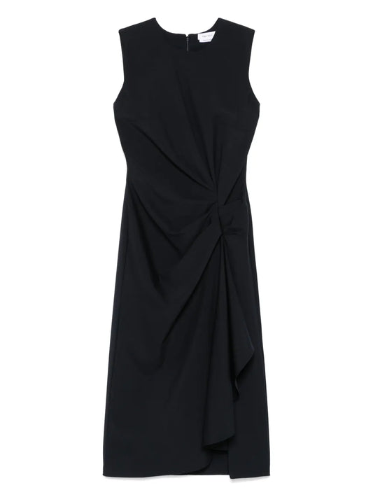 Draped Midi Dress