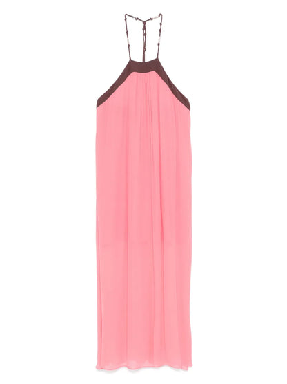 Two-Tone Midi Dress