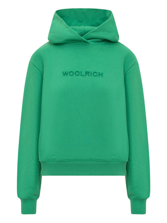 Logo-Embroidered Fleece Hoodie