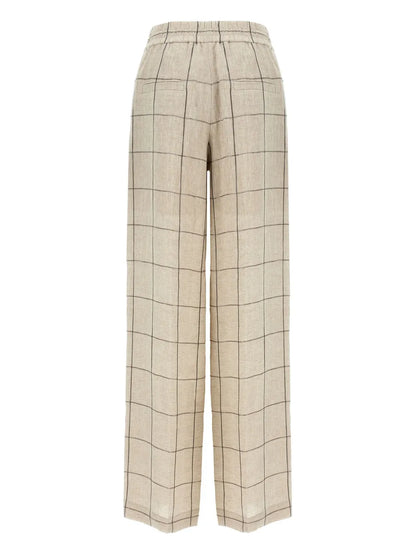 Linen Palazzo Trousers