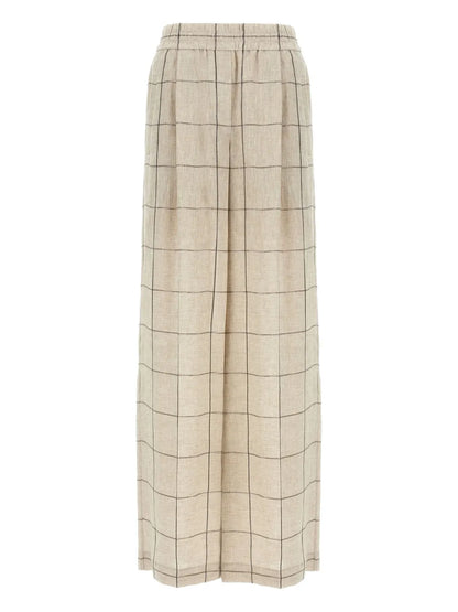 Linen Palazzo Trousers