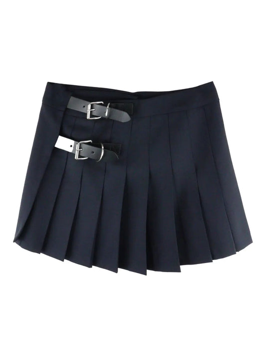 Belted Mini Skirt