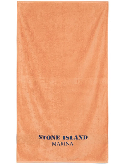 Logo-Embroidered Beach Towel