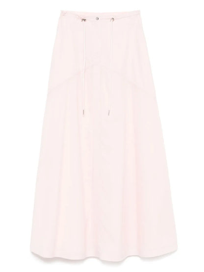 Cotton Midi Skirt