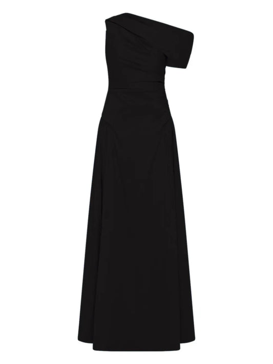 Asymmetrical-Detail Evening Dress